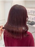 ブリーチなしでも出来るうるつやレッドブラウン*まゆ