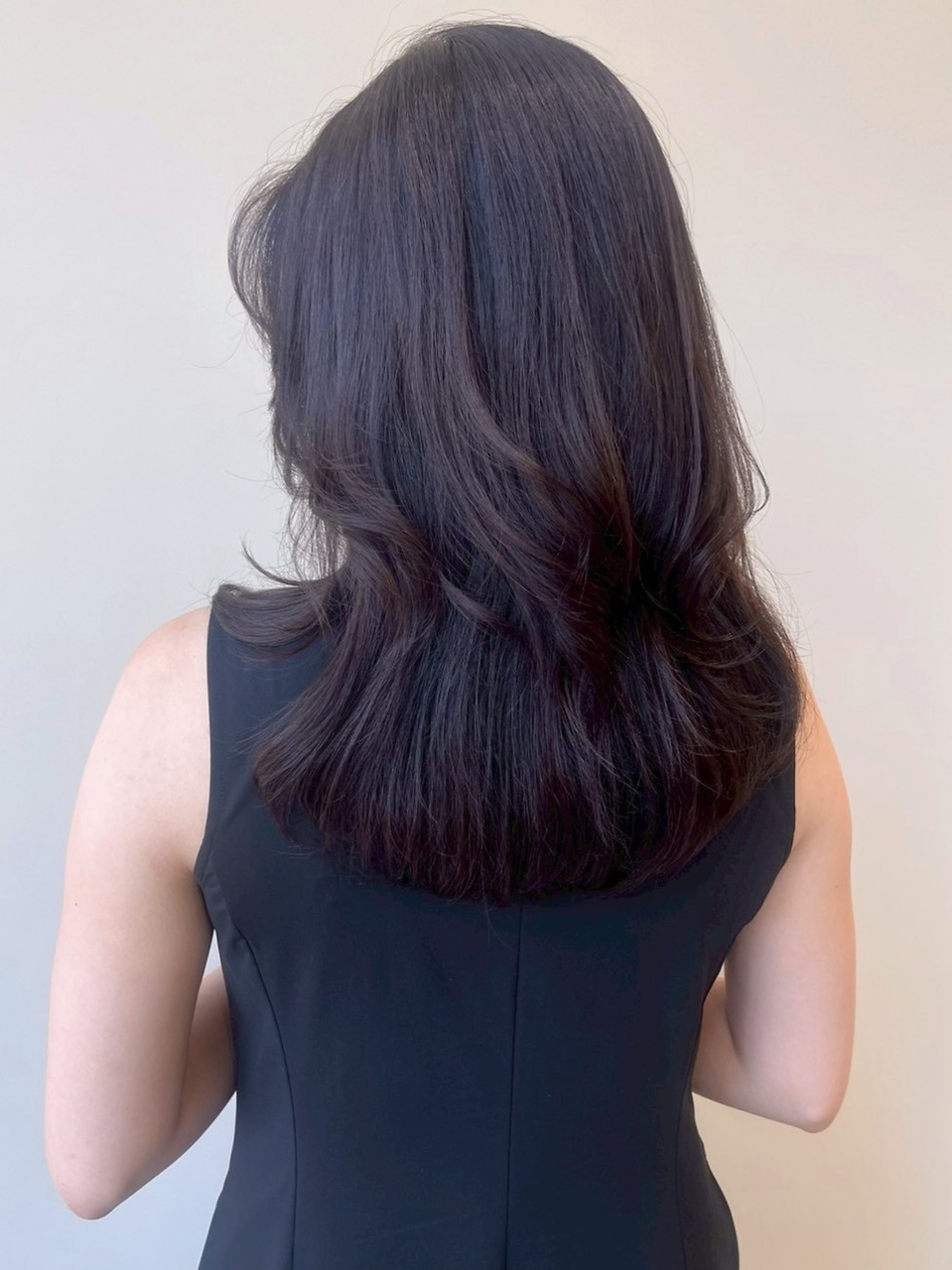 レイヤーカット グレージュ 透明感カラー 艶髪 髪質改善 20代