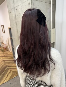 ムード(mood) ピンクブラウン/ピンクラベンダー/ブリーチなし/ダブルカラー