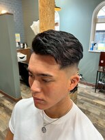 スタンドバーバー 柏(STAND BARBER)&nbsp;MEN’S HAIR/ブルーブラック/フェザーパーマ/ 柏