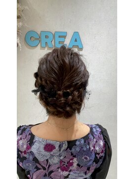 クレア 能見台(CREA) シニヨンスタイル♪