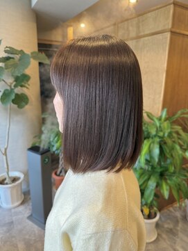 トゥーリ 大野城下大利店(tuuli) 艶質感 大人ミディアムボブ