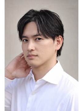 プライベートバーバー 武蔵小杉 新丸子(PRIVATE BARBER) フェザーパーマバーバー理容室メンズパーマセンターパート