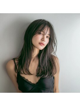 リファインド(REFINED) 艶レイヤー/ロングヘア/顔周りカット/ナチュラルカラー/銀座