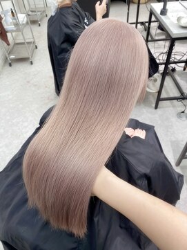 ペレ 渋谷(PELE) 着物ヘア/ダークアッシュ/ミディアムレイヤーカット/渋谷