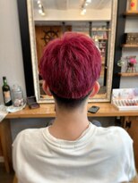 アリュー(allu)&nbsp;ワインレッド×フェードショート