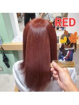 エストカラー 浦和美園(est calla)&nbsp;元々明るめの髪／ワンカラー／赤