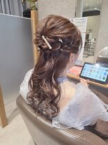 リップル(Ripple)&nbsp;【海浜幕張 Ripple】パールアクセ×編み込みハーフ