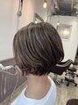 ヘアーサロン キー(Hair salon key)&nbsp;ハイライト×ショートボブ