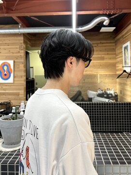 サーリー(SURLY) 刈らないナチュラルメンズカットワンカールパーマ
