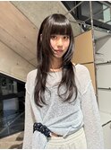 ロングレイヤー　透明感カラー