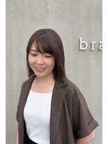 ブランチヘアー(branch hair)&nbsp;秋っぽカラー×外ハネボブ
