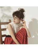 オシャレでゆるいお団子ヘア　ヘアセット　〔Belle 表参道〕
