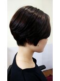 [サンクス ヘアー]  黒髪ショート