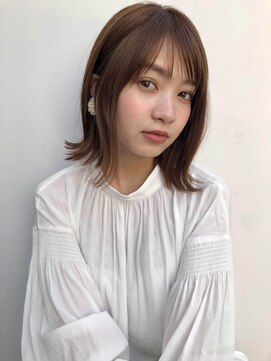 アンアミ オモテサンドウ(Un ami omotesando) 【Unami】　大人気外ハネミディアム　島田梨沙