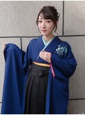Andplus 袴着付け　ヘアセット