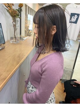 サングース(Sungoose) <sungooseTOKYO>毛先パーマアッシュブラウンネオウルフ