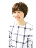 シルエット小顔ショート