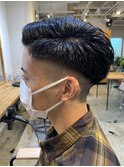 【MITSU】バーバーヘア×スキンフェード×サイドパート