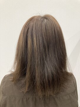 ビーズカラーイオン 酒田南店 マットブラウンでくすみ感