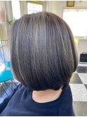 クールショートボブ×ハイライト