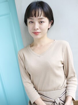 バース(BIRTH) 天神【BIRTH】ショコラアッシュ×オン眉ショート