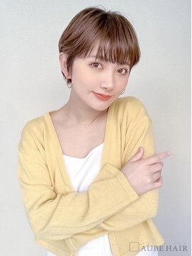 オーブ ヘアー ヴォーグ 京都3号店(AUBE HAIR vogue) 20代・30代_似合わせ暗髪ショート