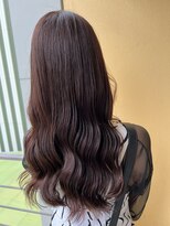 ロンド ストラーダ 心斎橋(Lond strada)&nbsp;韓国前髪顔周りロング×インナーグレージュ[心斎橋/髪質改善]