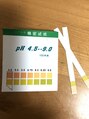 コム(com by neolive)&nbsp;髪の状態に合わせて薬剤を使い分けます。pH調整します！