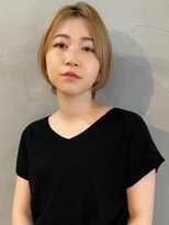 シロ(shiro) 【shiro】大人可愛い20代30代40代ナチュラルハイトーンボブ