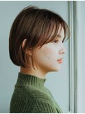 ミニボブ×アッシュベージュ【稲毛駅】
