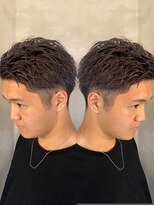 オーバー 町田店(OVER)&nbsp;濡れ感パーマ×グレーアッシュ