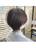 大人気スタイル！丸みショートボブ