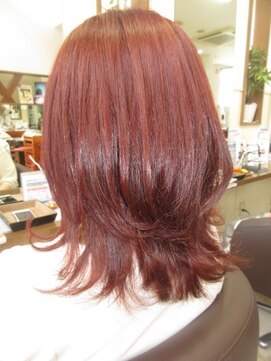 コアフィールフィス(COIFFURE fils) オレンジブラウン M3Dトリートメント くびれヘア