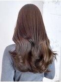 レイヤーロングエモージュグレージュカラー美髪_ba492751