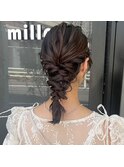 ブライダルヘアセット/結婚式ヘアセット/結婚式着付け