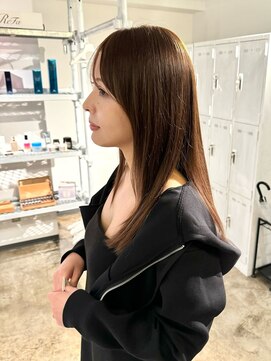 ザ オーダー(THE ORDER) 髪質改善カラーブリーチ無しダブルカラーマロンベージュ