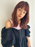 ピンクブラウン×くびれレイヤー