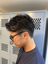 ハレ(HARE)&nbsp;大人パーマナチュラル刈り上げゆるめパーマ