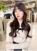 小顔カット 韓国 韓国レイヤー 髪質改善