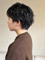 タヴィ(Tavi)&nbsp;丸いシルエットが可愛ショートパーマスタイル/ショートカット