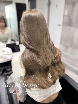 アンダーバーホワイト 南海難波店(_WHITE) 初カラー明るめヘーゼルベージュ