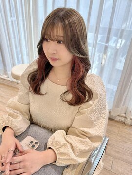 テトラ バイ ネオリーブ 横浜西口店(tetra by neolive) オリーブベージュ×ピンクインナー　デザインカラー 横浜★