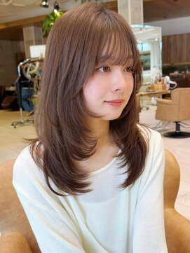 グランド(GRAND) ふんわりレイヤー/最新縮毛矯正/20代/30代/40代/表参道【古岡】