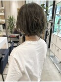 大人かわいいナチュラル髪質改善外ハネボブ