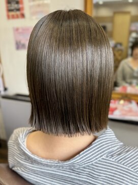 ヘアーメイク ダンス(hair make DANCE) ＊オリーブブラウンのボブ＊