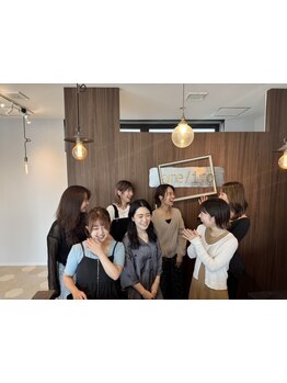 女性スタッフ多数在籍♪女性目線の細やかさでワンランク上の綺麗を♪◎一人一人の［なりたい］を叶えます♪