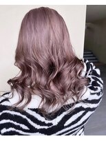 ヘアサロン エフ 渋谷(F)&nbsp;#ラベンダーピンク　#ピンクベージュ　#ペールピンク