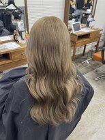 アジールヘア 北千住駅西口店(agir hair)&nbsp;ハイトーンアッシュミルクティーベージュカラー