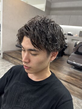 ノイズ キョウト(NOISM Kyoto) 無造作に動くショートピンパーマ